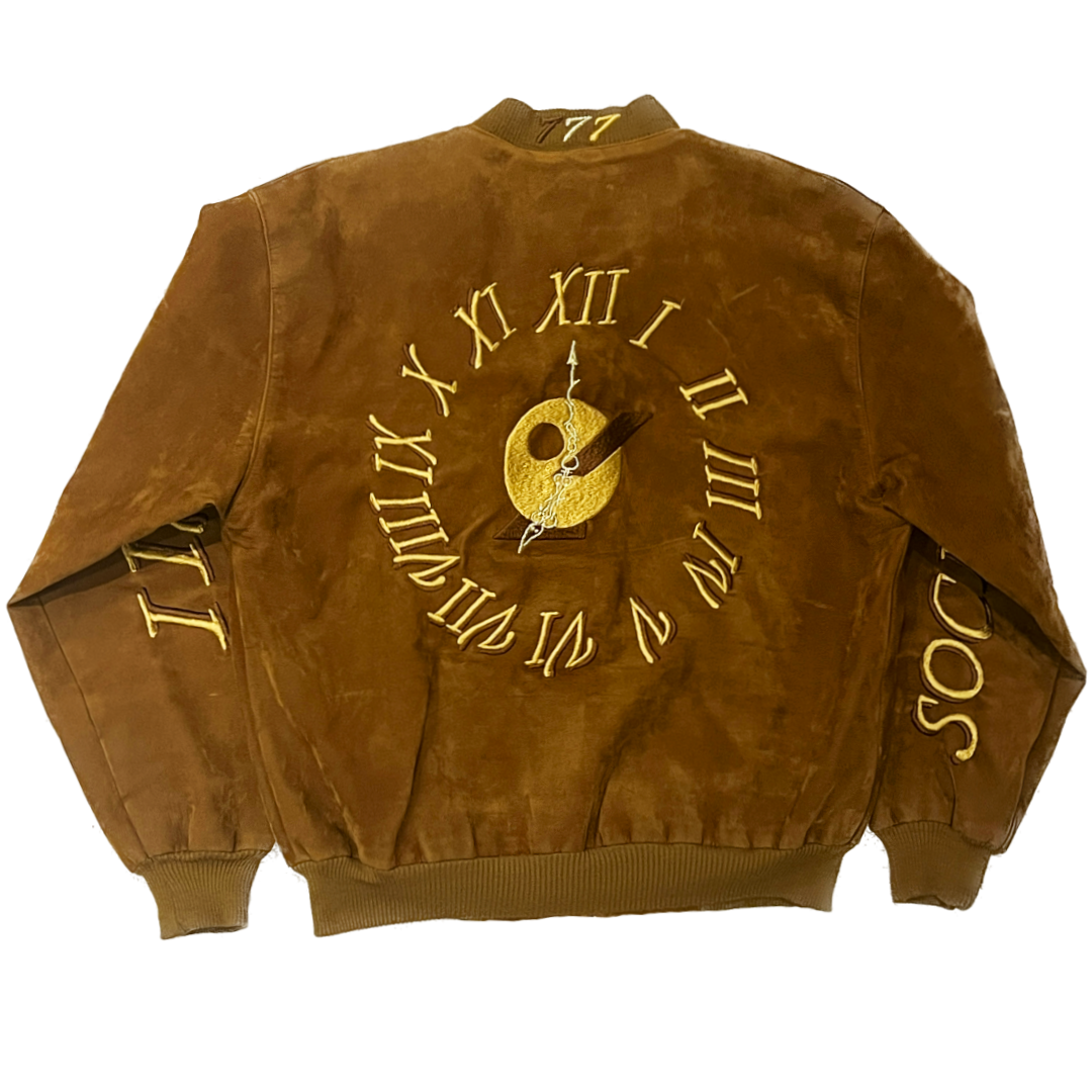 "TIMELESS" SUEDE BOMBER JACKET