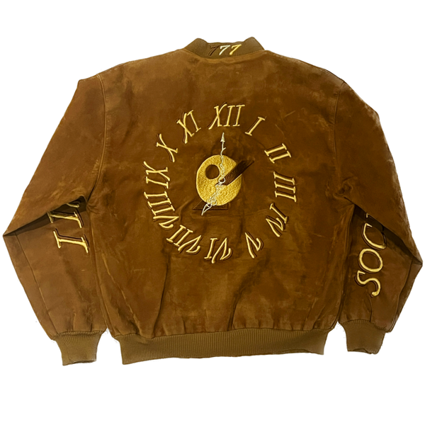 "TIMELESS" SUEDE BOMBER JACKET